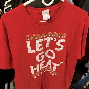 Miami heat christmas day 2023 holiday nba limited edition sga rare shirt size XL